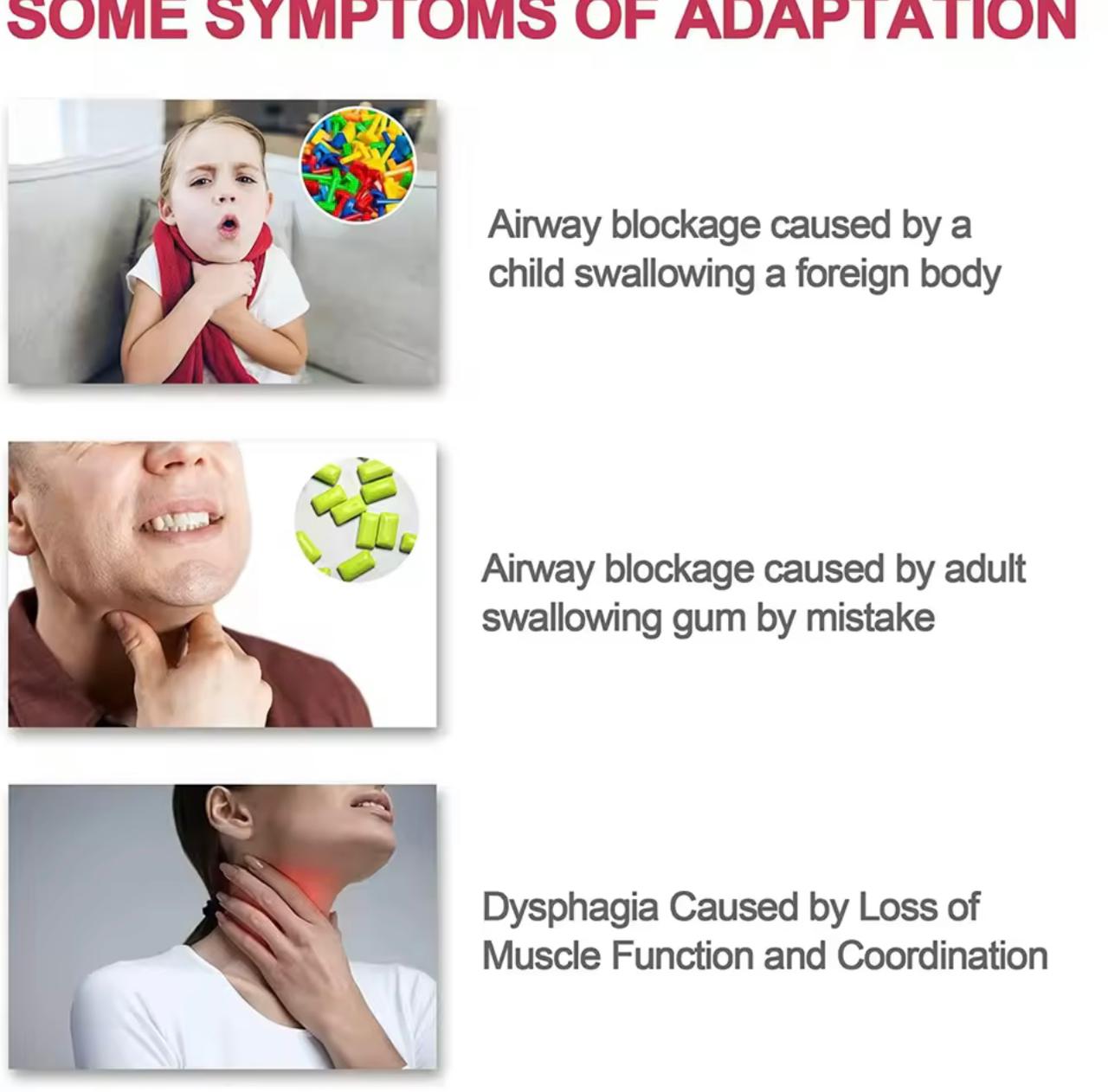 Upgrade Portable Anti Choking Device Choking Emergency Life Saving Suction Vac Anti Choke Device First Aid Kit for Kids Adults