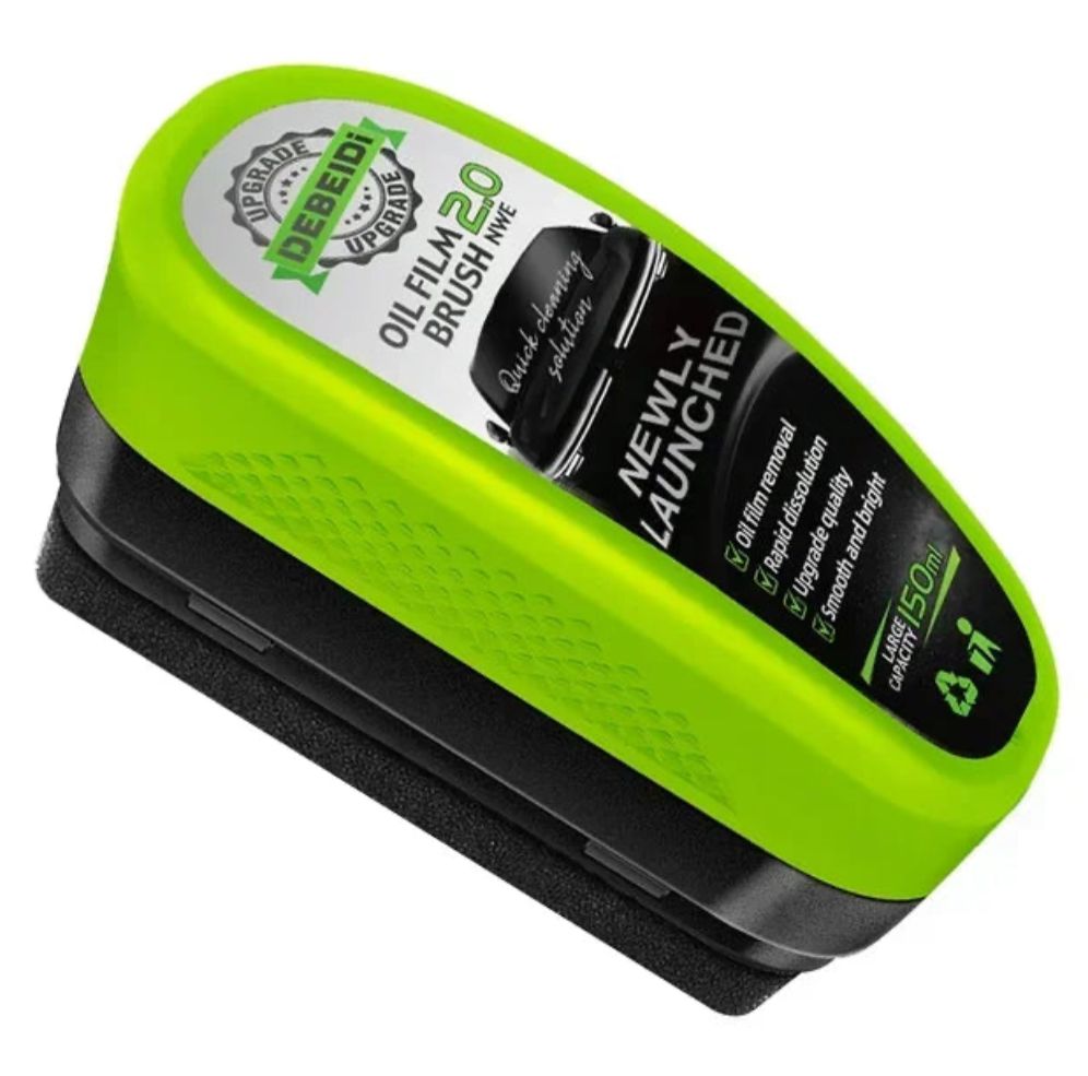 Car Glass Oil Film Remover Automotive Glass Sponge Cleaning Brush Front Inner Windshield Glass Oil Film Cleaner For Car Cleaning