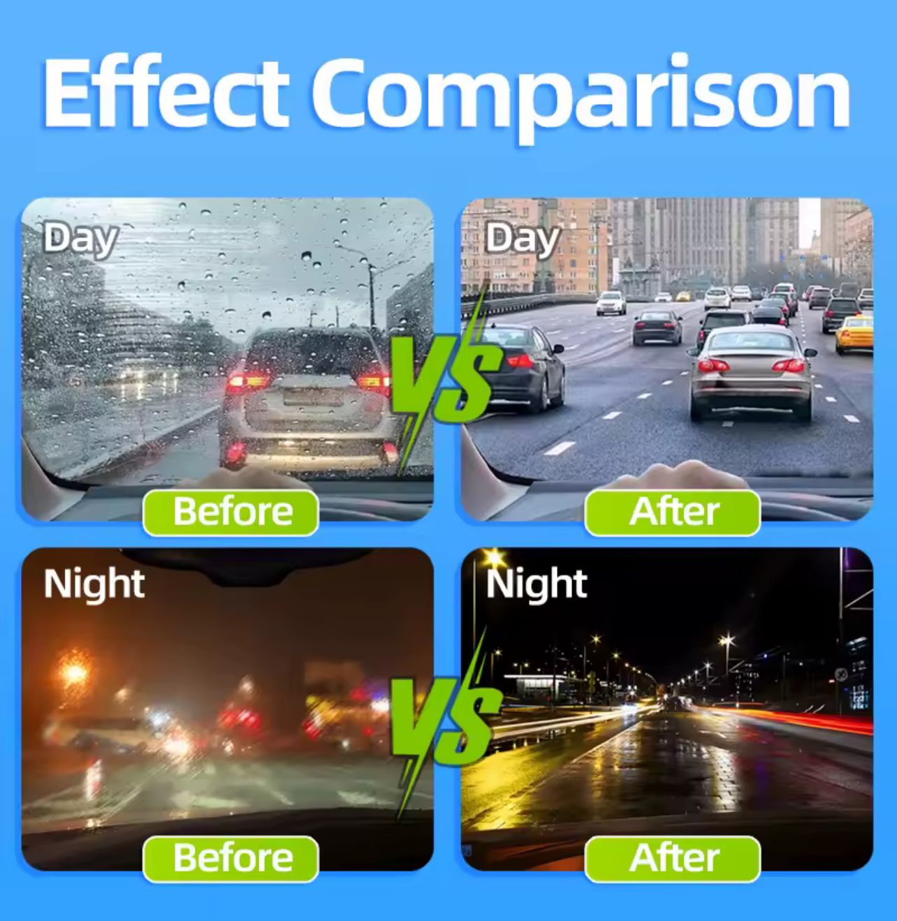 Car Glass Oil Film Remover Automotive Glass Sponge Cleaning Brush Front Inner Windshield Glass Oil Film Cleaner For Car Cleaning