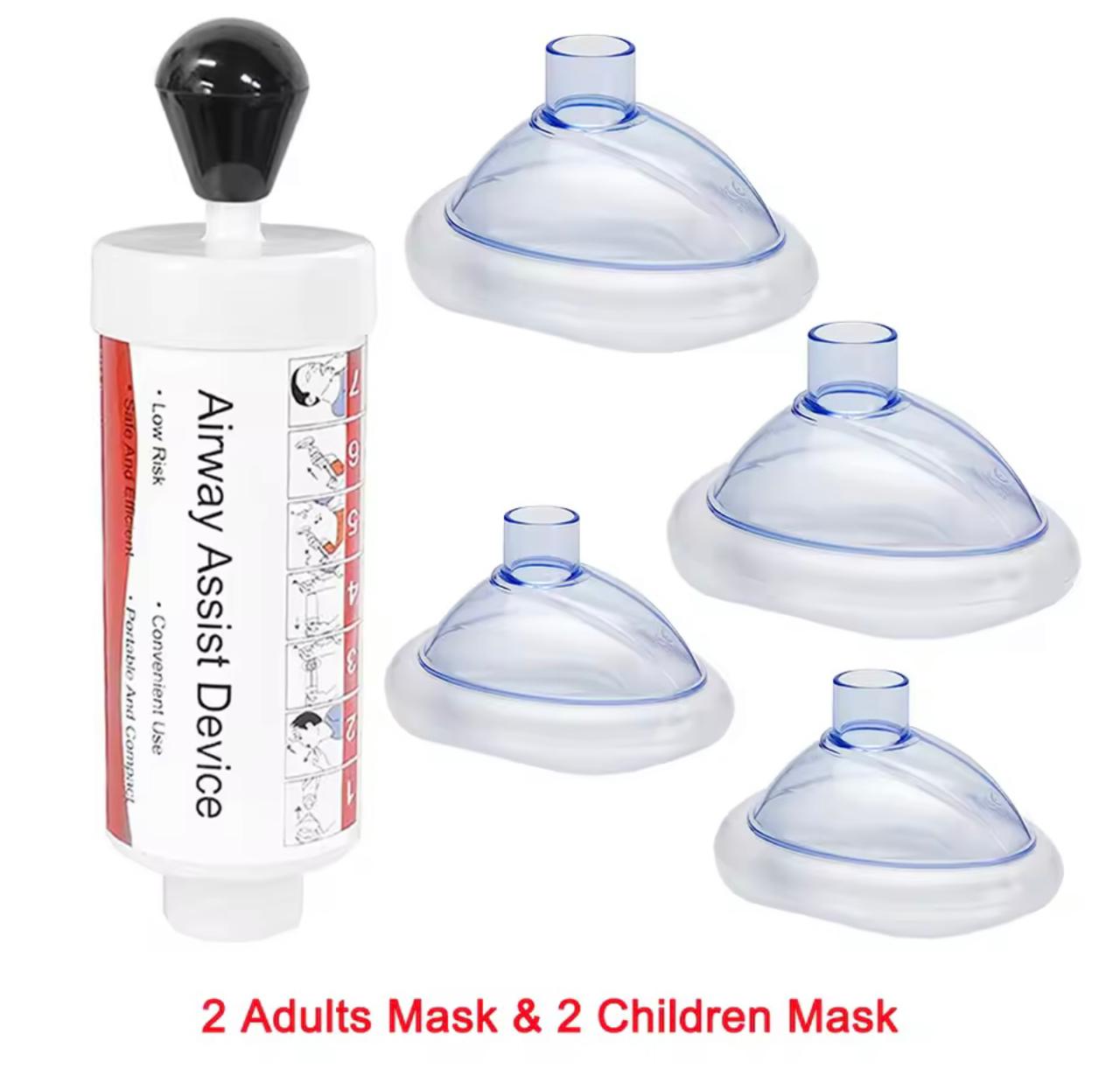 Upgrade Portable Anti Choking Device Choking Emergency Life Saving Suction Vac Anti Choke Device First Aid Kit for Kids Adults